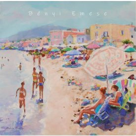 Napsütötte Ischia | tengerparti festmény