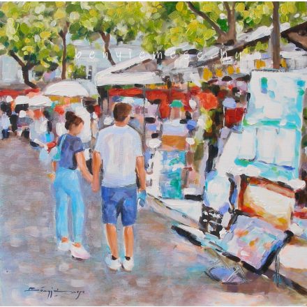 Montmartre III | városkép festmény