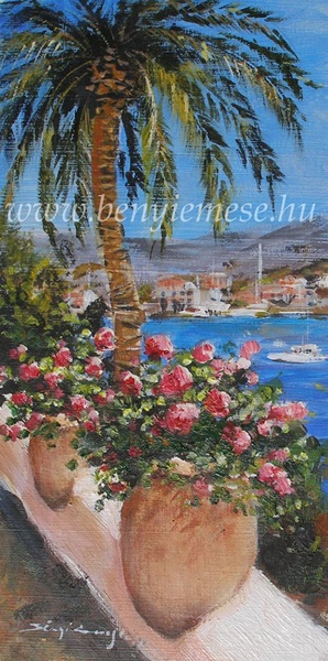 Görög nyár - tájkép festmény
